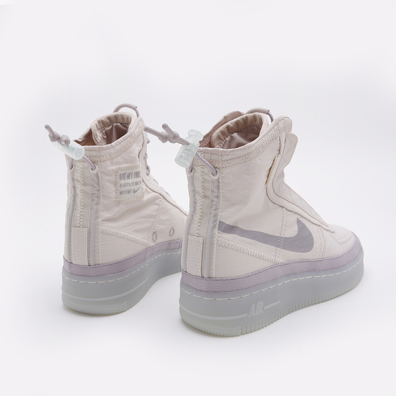 женские бежевые кроссовки Nike WMNS Air Force 1 Shell BQ6096-002 - цена, описание, фото 4